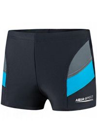 Aqua Speed - Spodenki kąpielowe dla chłopca Aqua-Speed Andy szaro niebieskie 32 349. Kolor: wielokolorowy, niebieski, szary