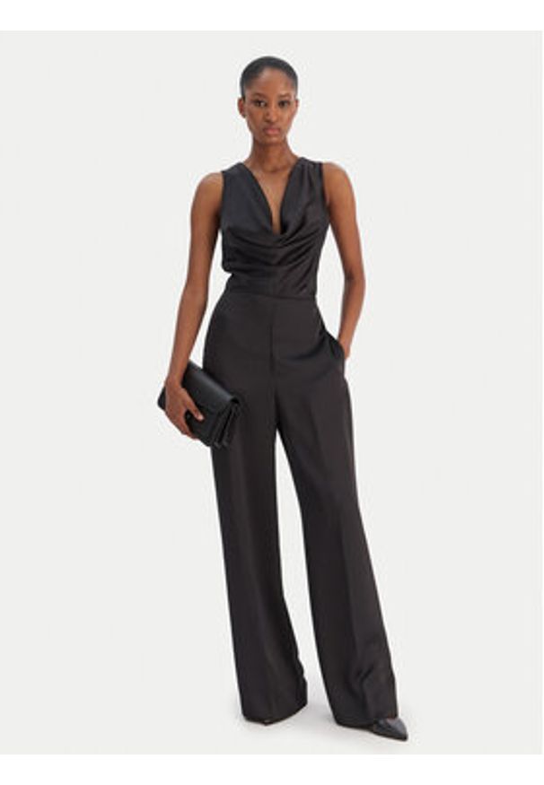 Hugo - HUGO Kombinezon Kimari-1 50552972 Czarny Regular Fit. Kolor: czarny. Materiał: syntetyk