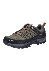 Buty trekkingowe dla mężczyzn CMP Rigel low. Kolor: zielony. Materiał: zamsz. Sport: turystyka piesza