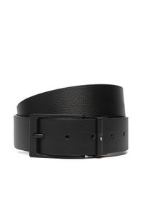 TOMMY HILFIGER - Tommy Hilfiger Pasek Męski Layton Rev 3.5 AM0AM13957 Czarny. Kolor: czarny. Materiał: skóra #1