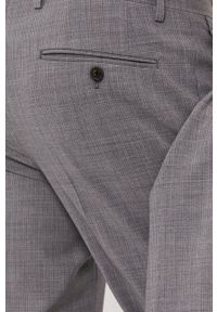 Tommy Hilfiger Tailored Spodnie męskie kolor szary dopasowane. Kolor: szary #3