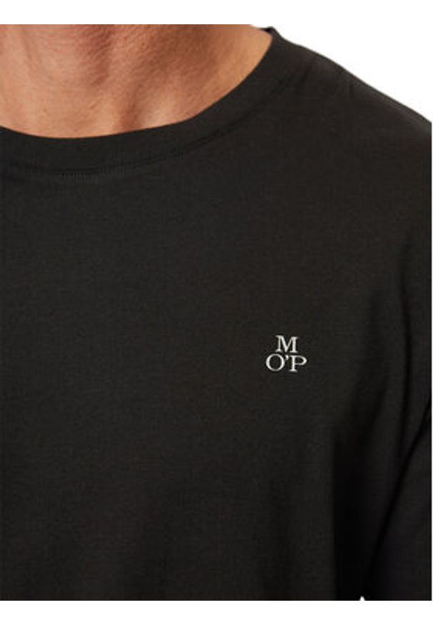 Marc O'Polo Longsleeve B21 2012 52210 Czarny Regular Fit. Typ kołnierza: polo. Kolor: czarny. Materiał: bawełna. Długość rękawa: długi rękaw