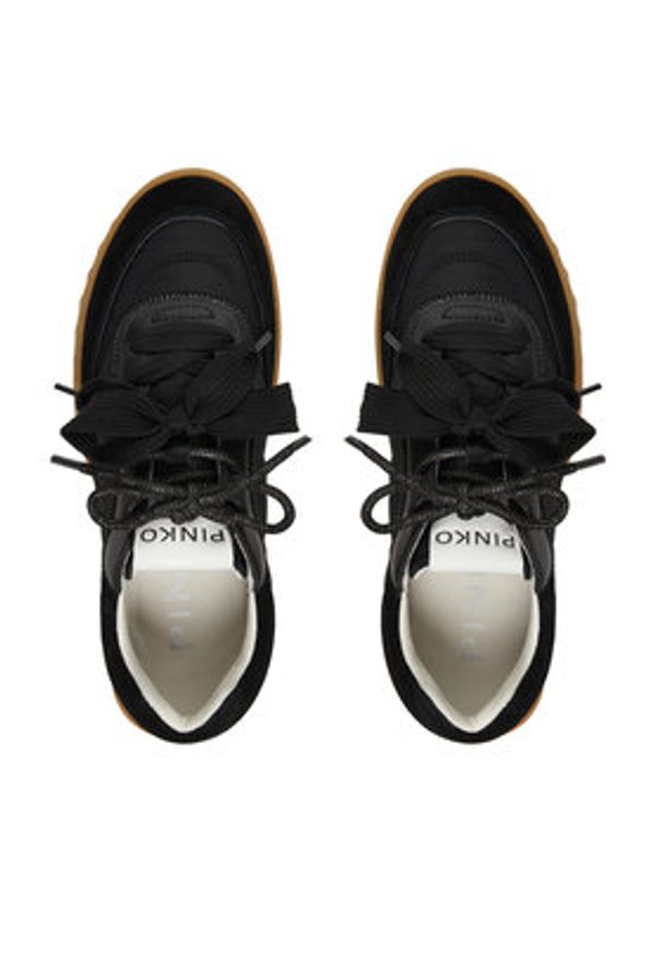 Pinko - PINKO Sneakersy Gea 02 SS0179 P076 Czarny. Kolor: czarny. Materiał: materiał
