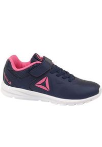 Buty do chodzenia dla dzieci Reebok Rush Runner. Zapięcie: rzepy. Kolor: różowy, niebieski, wielokolorowy. Materiał: guma, syntetyk, tkanina, materiał. Szerokość cholewki: normalna. Sport: turystyka piesza