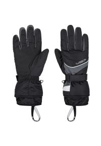 GLOMEX - Rękawice zimowe Loaf Rokos L – wodoodporne, ocieplane. Kolor: szary, wielokolorowy. Sezon: zima. Sport: narciarstwo #2