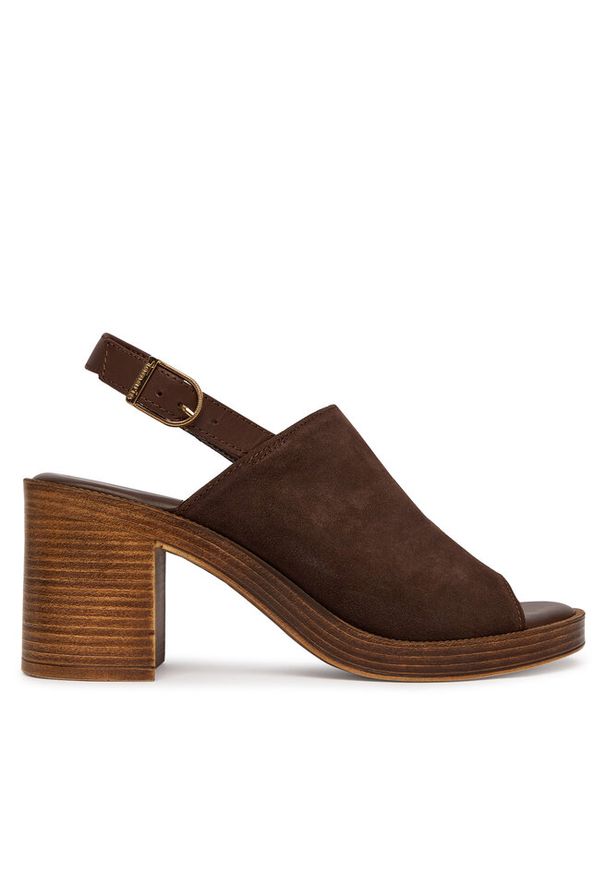 Sandały Tamaris. Kolor: brązowy