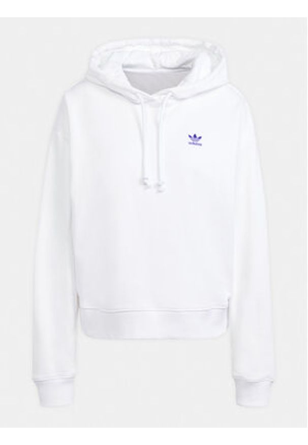 Adidas - adidas Bluza Adibreak IS2435 Biały Loose Fit. Kolor: biały. Materiał: bawełna