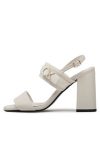 Calvin Klein Sandały Block Hl Sandal 85Hh W/Hw HW0HW01486 Szary. Kolor: szary. Materiał: skóra #4