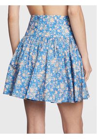 Custommade Spódnica mini Rhema 999376922 Niebieski Regular Fit. Kolor: niebieski. Materiał: bawełna #3