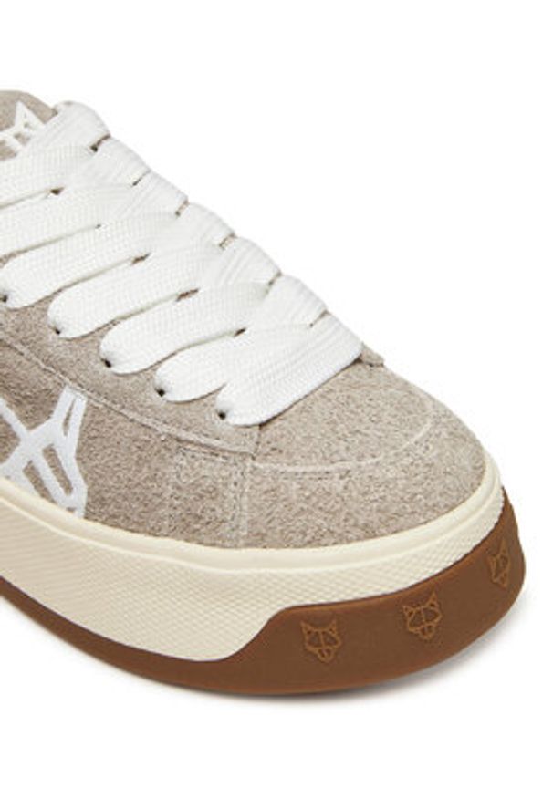 Naked Wolfe Sneakersy Sound Szary. Kolor: szary. Materiał: zamsz, skóra