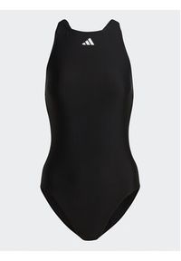 Adidas - adidas Strój kąpielowy Tape Swimsuit HR6474 Czarny. Kolor: czarny. Materiał: syntetyk #4