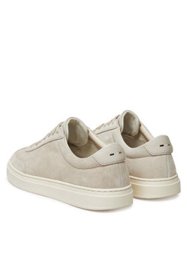 BOSS Sneakersy Kieran 50548715 Écru. Materiał: skóra