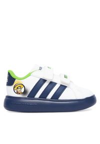 Adidas - Sneakersy adidas. Kolor: biały. Wzór: motyw z bajki #1
