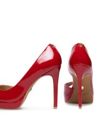 Nine West Szpilki WFA2733-1 Czerwony. Kolor: czerwony. Materiał: syntetyk. Obcas: na szpilce #5