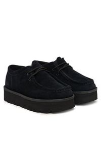 Clarks Półbuty Meare Walla. 26183983 Czarny. Kolor: czarny. Materiał: skóra, zamsz #4