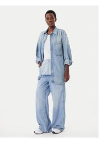 G-Star RAW - G-Star Raw Koszula jeansowa D27695-D788 Niebieski Oversize. Kolor: niebieski. Materiał: bawełna #3