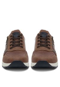 Rieker Sneakersy B0701-24 Brązowy. Kolor: brązowy. Materiał: skóra #7