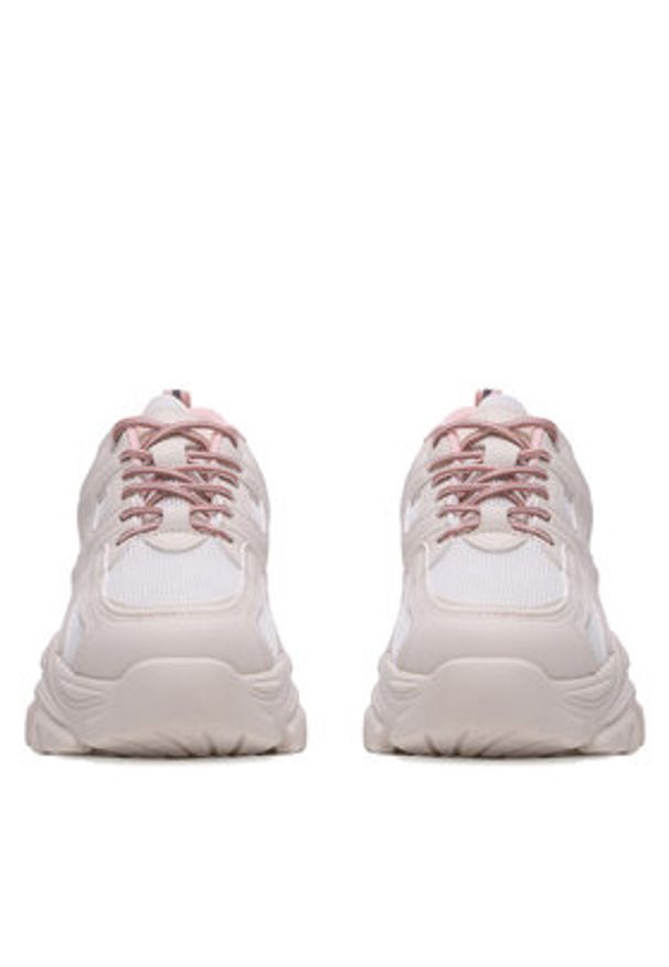 DeeZee Sneakersy WSS21557-01 Écru. Materiał: materiał, syntetyk