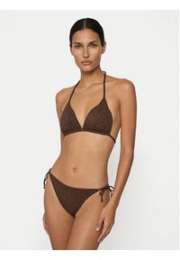 Guess Góra od bikini E6GJ34 MC040 Brązowy. Kolor: brązowy. Materiał: syntetyk #3