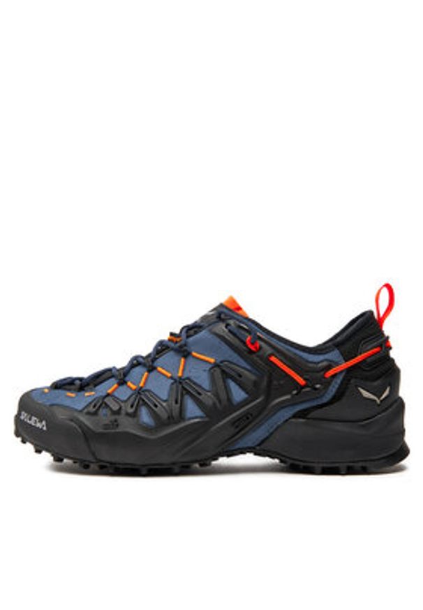Salewa Trekkingi Ms Wildfire Edge Gtx GORE-TEX 61375-8669 Granatowy. Kolor: niebieski. Materiał: zamsz, skóra. Technologia: Gore-Tex. Sport: turystyka piesza
