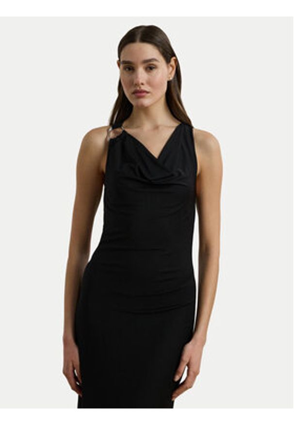 Lauren Ralph Lauren - LAUREN RALPH LAUREN Sukienka wieczorowa 253971057001 Czarny Slim Fit. Kolor: czarny. Materiał: syntetyk. Styl: wizytowy