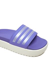 Adidas - adidas Klapki adilette Platform IF6922 Fioletowy. Kolor: fioletowy. Materiał: skóra. Obcas: na platformie #5