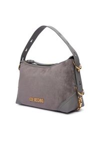 Love Moschino - LOVE MOSCHINO Torebka JC4091PP1PLD101A Szary. Kolor: szary. Materiał: skórzane #3