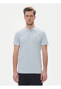 Lee Polo Pique 112363784 Błękitny Regular Fit. Typ kołnierza: polo. Kolor: niebieski. Materiał: bawełna