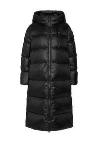 Blauer Kurtka puchowa 25WBLDK03161 Czarny Regular Fit. Kolor: czarny. Materiał: syntetyk