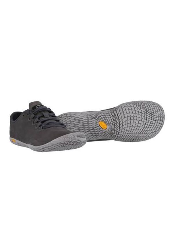 Buty do chodzenia damskie Merrell Vapor Glove 3 Luna. Kolor: czarny. Materiał: skóra. Szerokość cholewki: normalna. Sport: turystyka piesza