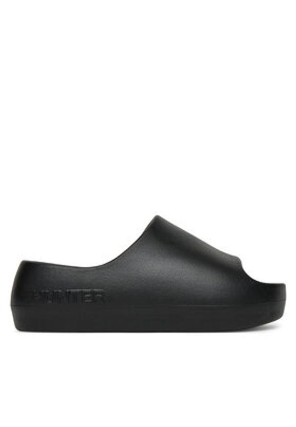 Hunter Klapki S55796 Czarny. Kolor: czarny. Materiał: syntetyk