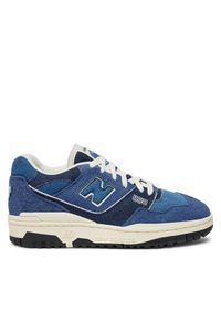 New Balance Sneakersy BBW550GH Niebieski. Kolor: niebieski. Materiał: skóra, zamsz