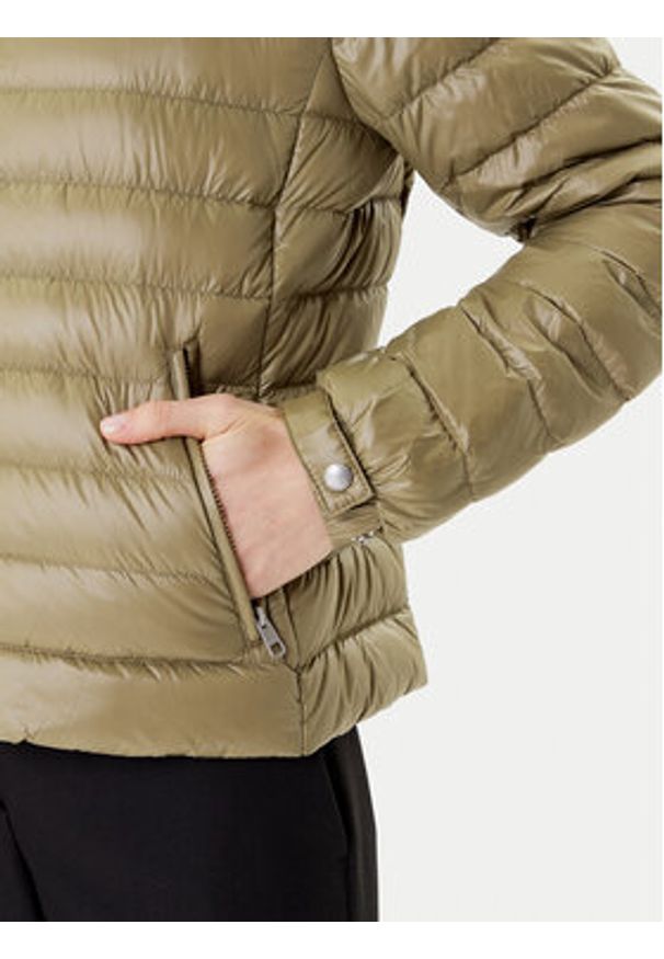 TOMMY HILFIGER - Tommy Hilfiger Kurtka puchowa WW0WW46788 Khaki Regular Fit. Kolor: brązowy. Materiał: syntetyk