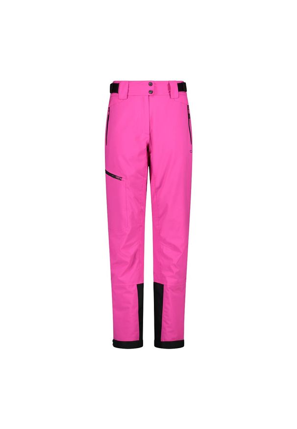Spodnie damskie narciarskie CMP 34W3946. Kolor: czerwony. Sezon: zima. Sport: narciarstwo