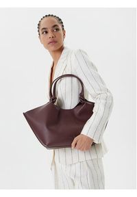 DKNY Torebka R42BAE49 Bordowy. Kolor: czerwony. Materiał: skórzane #4