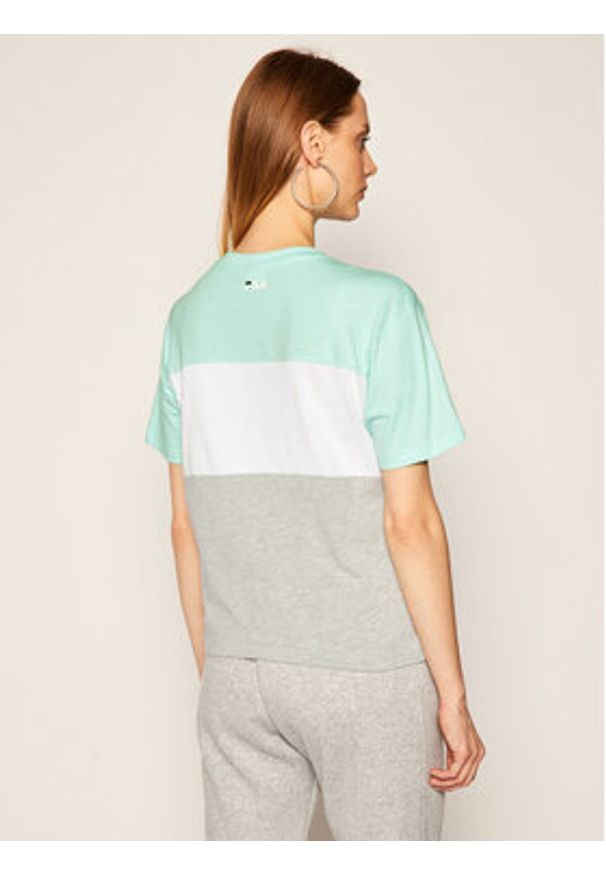 Fila T-Shirt Allison 682125 Kolorowy Regular Fit. Materiał: bawełna. Wzór: kolorowy