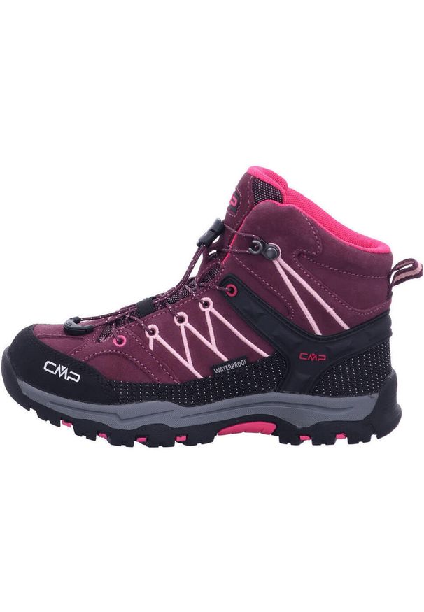 Buty trekkingowe dziecięce CMP Rigel Mid Wp. Kolor: czerwony, wielokolorowy, brązowy