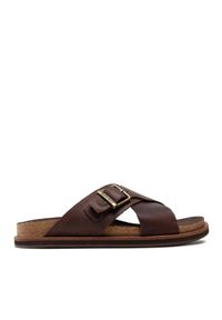 Klapki Timberland. Kolor: brązowy #1