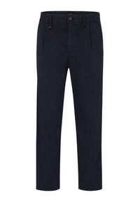 BOSS - Boss Spodnie materiałowe 50489106 Granatowy Slim Fit. Kolor: niebieski. Materiał: bawełna #3