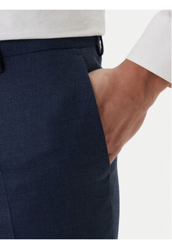 Hugo - HUGO Garnitur Henry/Getlin232X 50558069 Granatowy Slim Fit. Kolor: niebieski. Materiał: syntetyk