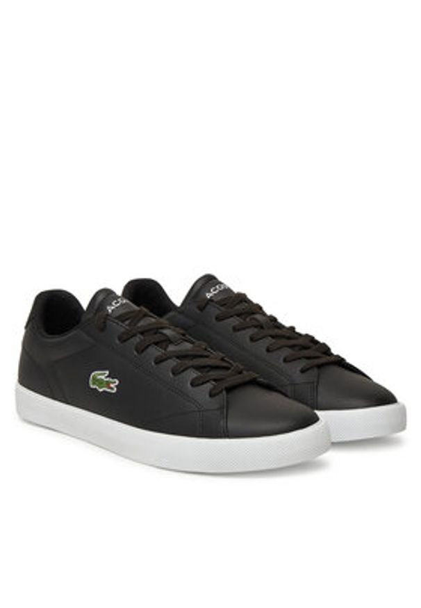 Lacoste Sneakersy 7-49CMA0036 Czarny. Kolor: czarny. Materiał: skóra
