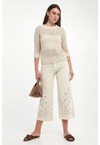 Joseph Ribkoff - Jeansy damskie ażurowe JOSEPH RIBKOFF JEANS. Wzór: ażurowy #1