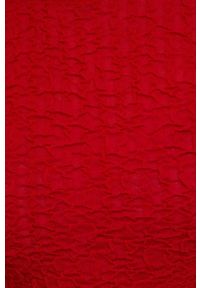Desigual t-shirt 22SWTKAA damski kolor czerwony. Kolor: czerwony. Materiał: dzianina. Długość rękawa: krótki rękaw. Długość: krótkie #4