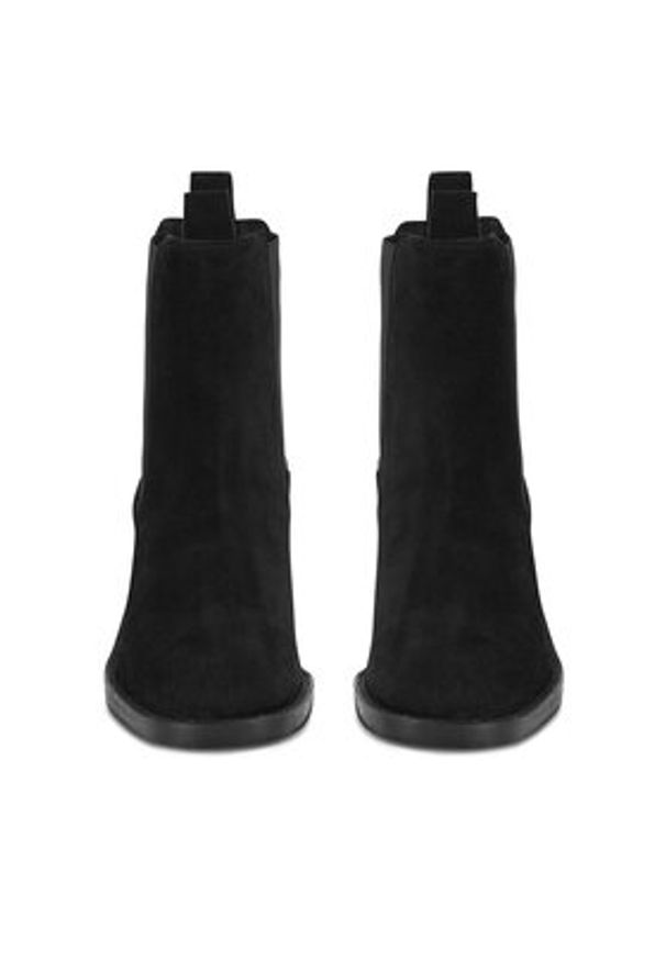 Sergio Bardi Botki WI32-E1094-01SB Czarny. Kolor: czarny. Materiał: zamsz, skóra