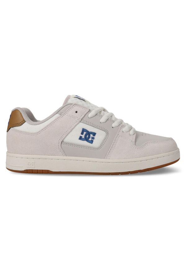 DC Shoes - Skórzane buty dla Mężczyzn MANTECA Beżowy. Kolor: beżowy. Materiał: guma, skóra, materiał
