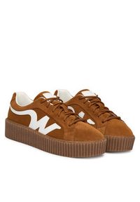 Weekend Max Mara Sneakersy 2615761014600 Pomarańczowy. Kolor: pomarańczowy. Materiał: skóra, zamsz #3