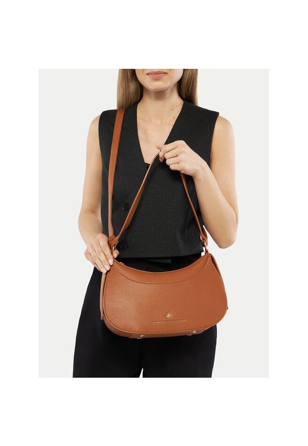 Torebka Beverly Hills Polo Club. Kolor: brązowy