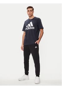 Adidas - adidas T-Shirt Essentials Single Jersey Big Logo T-Shirt IC9348 Niebieski Regular Fit. Kolor: niebieski. Materiał: bawełna #3