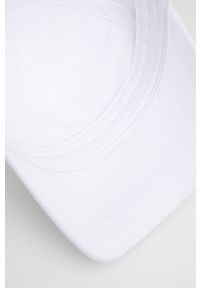 Karl Lagerfeld czapka kolor biały z aplikacją. Kolor: biały. Wzór: aplikacja #2