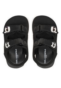 Karl Lagerfeld - KARL LAGERFELD Sandały Z31183 M Czarny. Kolor: czarny. Materiał: skóra #7